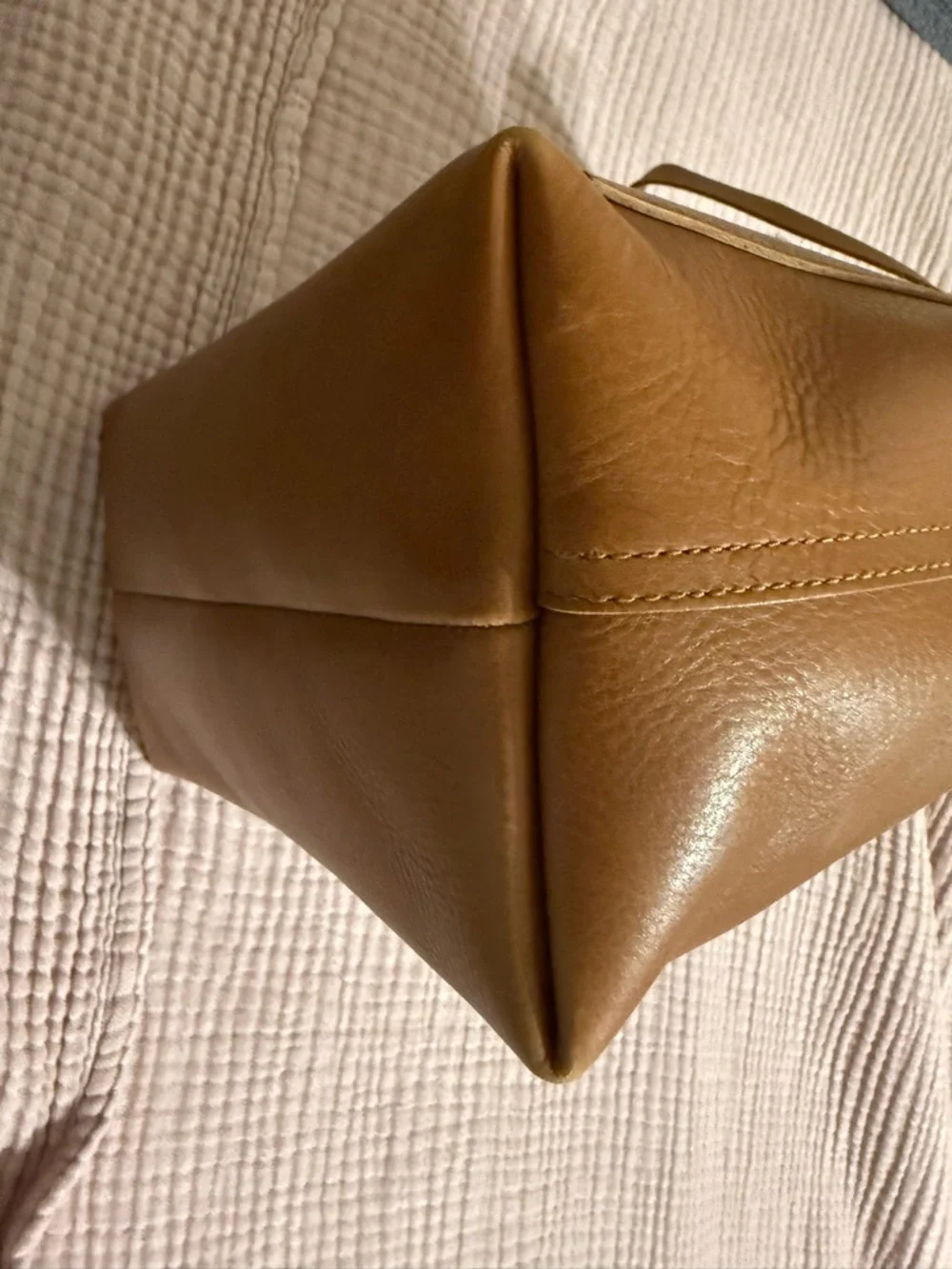 Madewell Zip-Top Medium Transport Leather Tote with Adjustable Strap- Like New - Picture 11 of 16